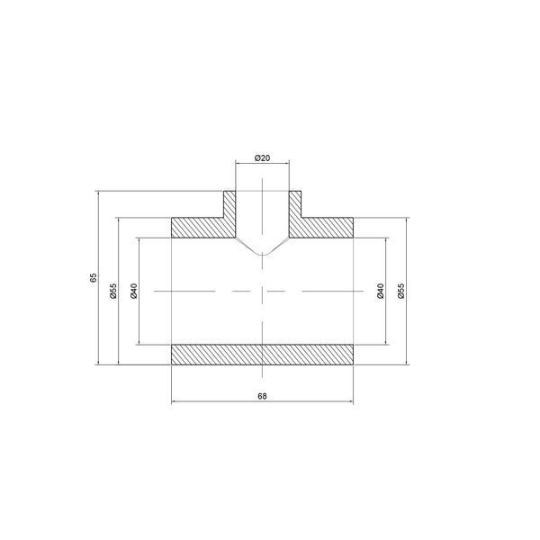 Трійник PPR Thermo Alliance 40х20х40 SD00029362 фото