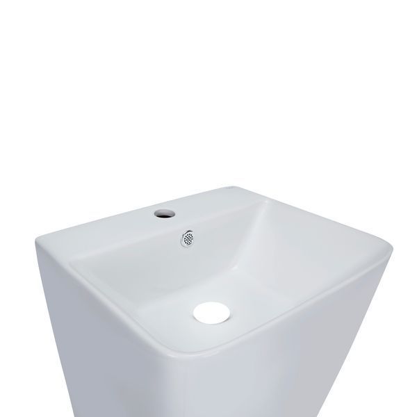Раковина напольная моноблок Qtap Tern 440х380х830mm White QT1711G302WN SD00053088 фото