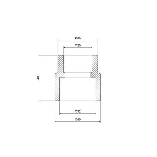 Муфта PPR Thermo Alliance 32х25 SD00029304 фото