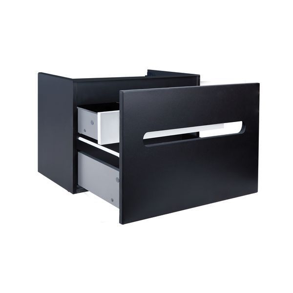 Тумба підвісна Qtap Virgo 1000х580х500 Black/White QT1874TPА1002BW SD00051158 фото