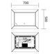 Дзеркало Mixxus CUBIC MR14-70x50-REVERSE (LED Touch, Anti-fog, димер) (MP6647) MP6647 фото 10