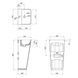 Раковина напольная моноблок Qtap Tern 440х380х830mm White QT1711G302WN SD00053088 фото 2