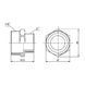 Ниппель редукционный SD Forte 1" 1/4х1" SF3593225 SD00002580 фото 2