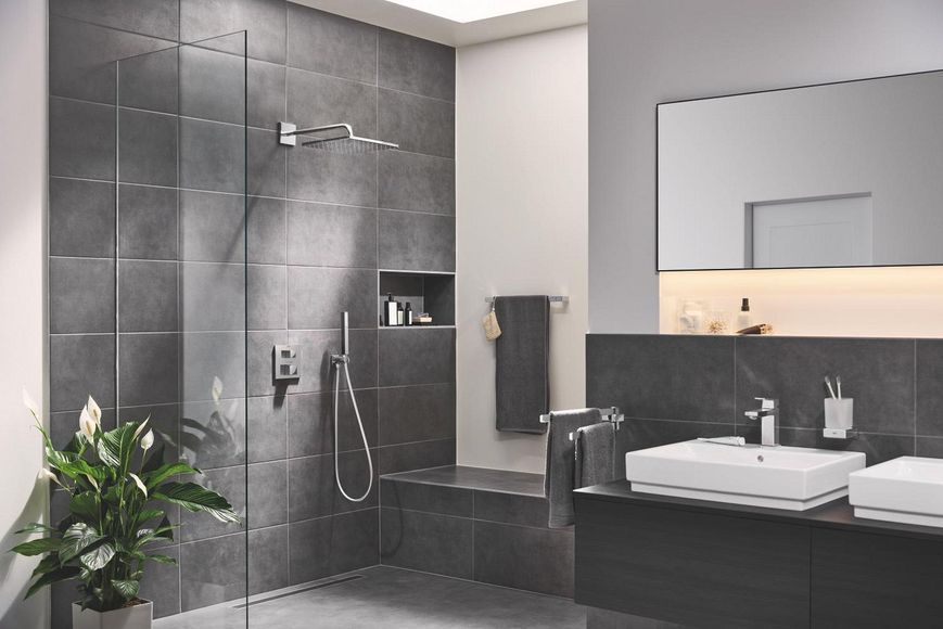 Душевая система скрытого монтажа Grohe Grohtherm Cube с термостатом, хром 34868000 (34868000) 34868000 фото