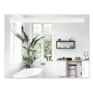 Дзеркало Mixxus Strong MR05-100x60 (годинник, LED-підсвітка, антизапотівання) (MI6009) MI6009 фото