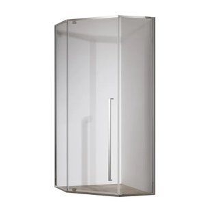 Душова кабіна Koer SR SC06 100x100 см без піддону, хром, скло 8мм Easy Clean (KR5365) KR5365 фото
