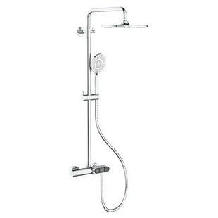 Душова колонка з термостатом Koer KB-55014-01, хром, 3 режими, 150 см шланг (KR4732) KR4732 фото