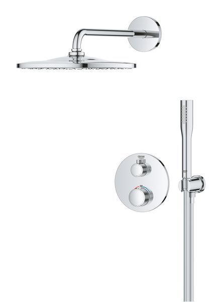 Система душевой Rainshower Mono 310 с термостатом Grohe Grohtherm, встроенный монтаж (34869000) 34869000 фото