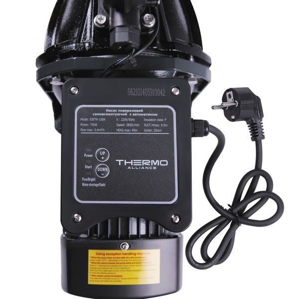 Насос поверхневий самовсмоктувальний Thermo Alliance SJET-100N 0,75 кВт SD00046698 фото
