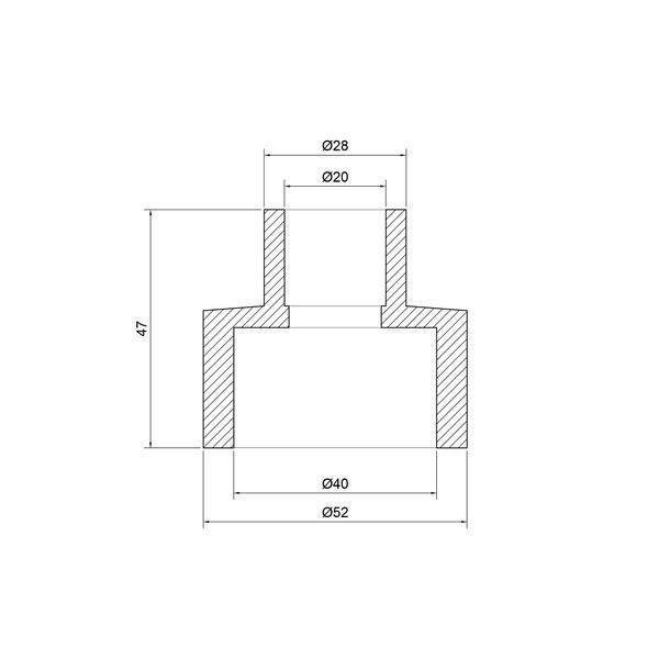 Муфта PPR Thermo Alliance 40х20 SD00029305 фото