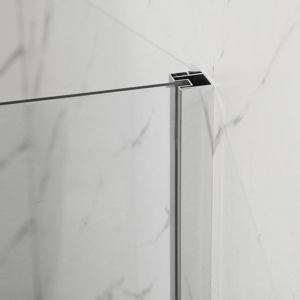 Душова кабіна Mixxus Premium BEVEL SC01, 90x90 см, без піддона, хром, скло 6 мм (MI6863) MI6863 фото