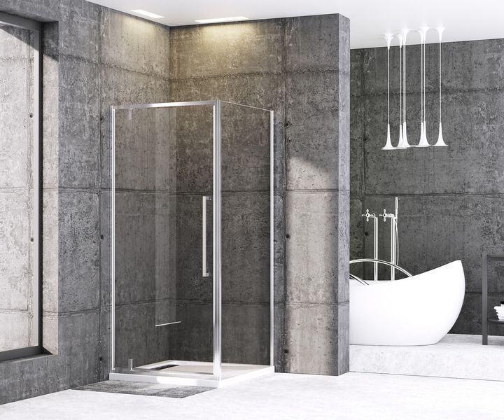 Душова кабіна Mixxus Premium BEVEL SC01, 90x90 см, без піддона, хром, скло 6 мм (MI6863) MI6863 фото