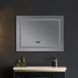 Дзеркало Mixxus WARM MR02-90x70 із LED Touch, Anti-fog, димером, регулюванням яскравості, годинником (MI6673) MI6673 фото 10