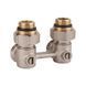 Кран кульовий SD Forte 3/4"х1/2" для радіатора нижній кутовий SF250W15 SD00021147 фото 1