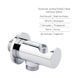 Комплект для душа Qtap Chrome: Смеситель QTUST6216107ODC + Лейки (QTRUC125CRM45952,QTHLA107CRM45948) + Шланг QTHADPVC200C + Подключение QTCRMBH030 SD00053658 фото 7