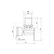 Кутик прес Icma 20х1/2" ВР настінний №410 SD00009781 фото 3