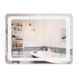 Дзеркало Qtap Mideya (DC-F908) 800х600 з LED-підсвічуванням Touch, з антизапітнінням, з годинником, диммером SD00034652 фото 1