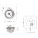 Кухонная мойка Lidz 4539 0,8 мм Micro Decor (LIDZ4539MDEC) SD00040850 фото 2