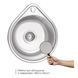 Кухонная мойка Lidz 4539 0,8 мм Micro Decor (LIDZ4539MDEC) SD00040850 фото 3