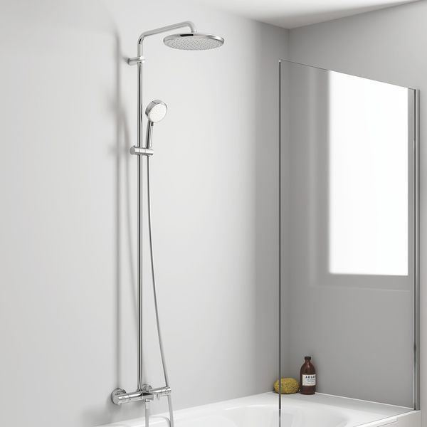 Душова система Grohe New Tempesta з термостатом для ванної 26672000, хромована (26672000) 26672000 фото