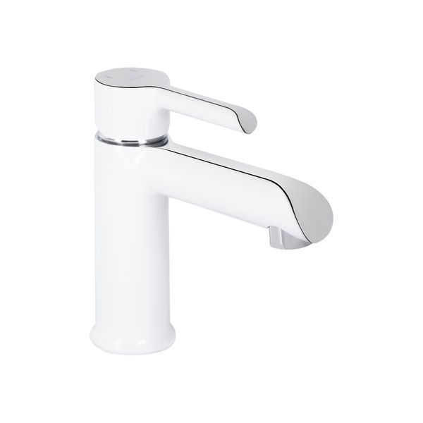 Смеситель для раковины Qtap Grand (с гигиеническим душем) QTGRA272CRW45671 Chrome/White, однорычажный, белый SD00051795 фото