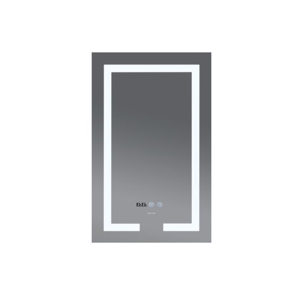 Дзеркало Mixxus Hard MR06-50x80 (годинник, LED-підсвітка, антизапотівання) (MI6011) MI6011 фото