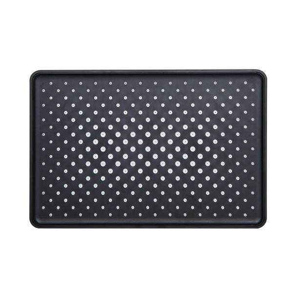 Лійка для верхнього душу Qtap Hlavova 280x280 мм прямокутна QTHLA107BLM45947 Black Matt, ABS пластик, 1 режим SD00052071 фото