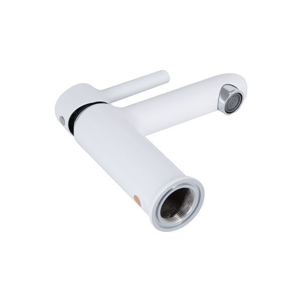 Смеситель для раковины Qtap Grand (с гигиеническим душем) QTGRA272CRW45671 Chrome/White, однорычажный, белый SD00051795 фото