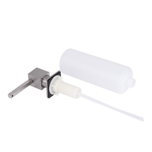 Дозатор для миючого засобу Lidz LK117 квадратний Brushed Steel (LDLK117BRU46399) SD00052523 фото