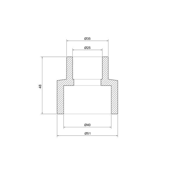 Муфта PPR Thermo Alliance 40х25 SD00029306 фото