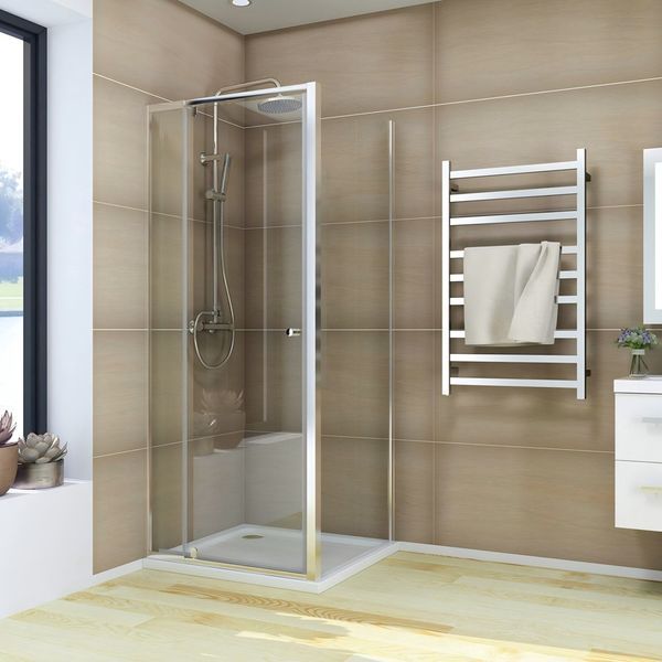 Душевая кабина Koer SR SC05 90x90 см без поддона, хром, стекло 6мм Easy Clean (KR5363) KR5363 фото