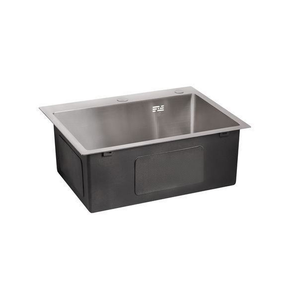 Мийка для кухні інтегрована Lidz Handmade H5045 (LDH5045BRU35383) Brushed Steel 3,0/1,0 мм SD00041487 фото