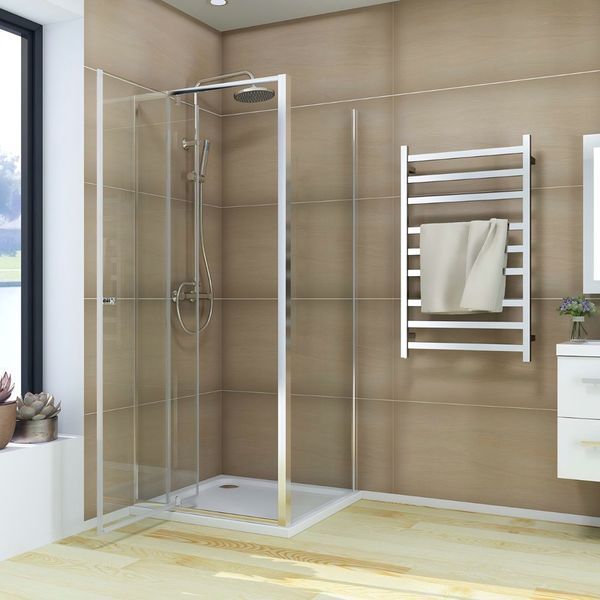 Душевая кабина Koer SR SC05 90x90 см без поддона, хром, стекло 6мм Easy Clean (KR5363) KR5363 фото