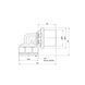 Уголок пресс Icma 26х3/4" ВР №405 SD00009794 фото 2