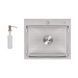 Мийка для кухні інтегрована Lidz Handmade H5045 (LDH5045BRU35383) Brushed Steel 3,0/1,0 мм SD00041487 фото 1
