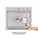 Мийка для кухні інтегрована Lidz Handmade H5045 (LDH5045BRU35383) Brushed Steel 3,0/1,0 мм SD00041487 фото 10