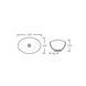 Раковина-чаша Qtap Dove 420x330x150 White с донным клапаном QT06113078W SD00046250 фото 6