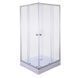 Душова кабіна без піддону Mixxus CUBIC SC01 90x90 см, хром, скло 4 мм (MI6906) MI6906 фото 3