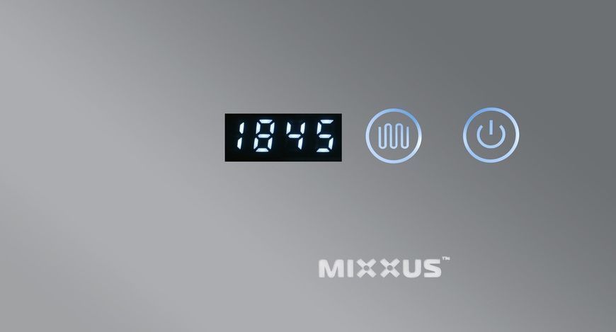 Дзеркало Mixxus Hard MR06-50x80 (годинник, LED-підсвітка, антизапотівання) (MI6011) MI6011 фото
