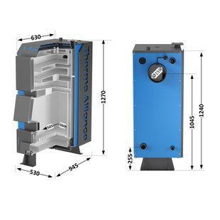 Котел твердопаливний сталевий Thermo Alliance Ferrum V 4.0 FSF 26 SD00051318 фото