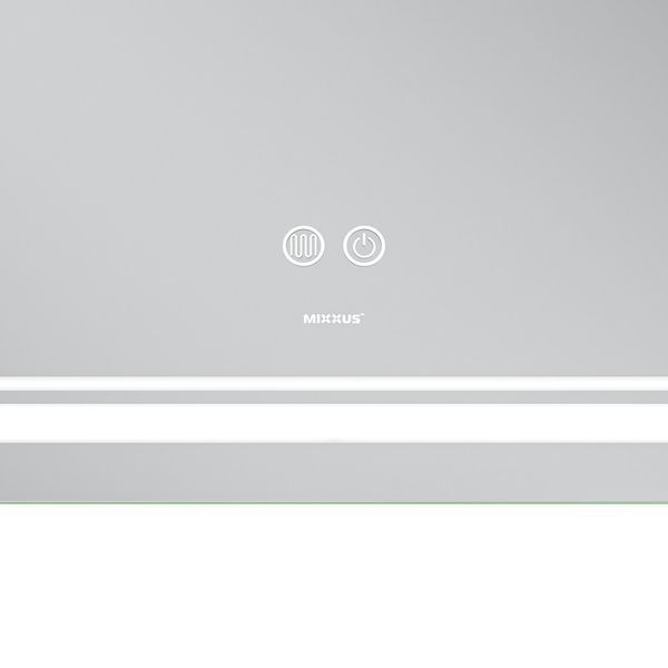 Дзеркало Mixxus Premium QUADRO MR20-120x80 (LED Touch, Anti-fog, димер, лінза) (MP6624) MP6624 фото