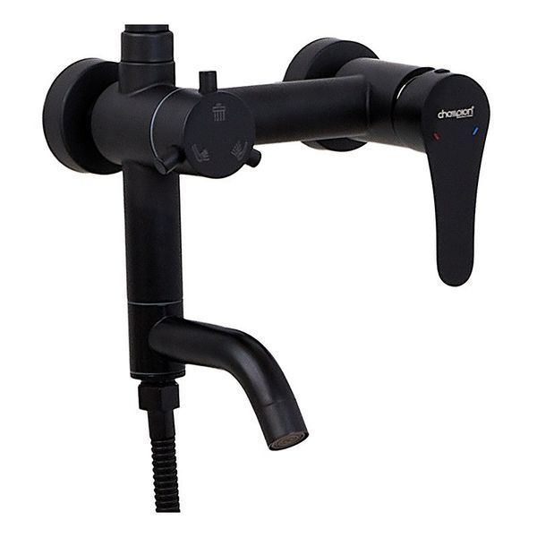 Душова колона Champion SAP-009-J Black зі змішувачем із нерж. сталі, 3 режими (CH6164) CH6164 фото