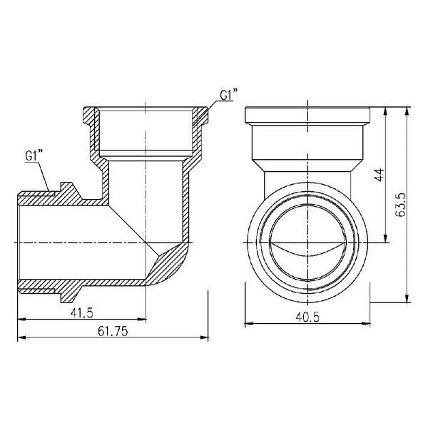 Кут SD Forte 1" ВЗ SF37225 SD00002697 фото