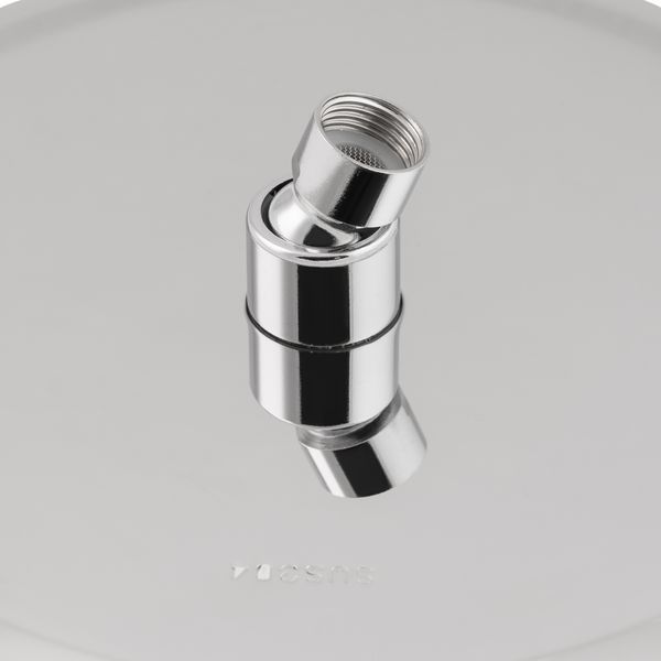 Лійка для верхнього душу Lidz Niagara 125 245 мм кругла LDNIA125NKS37518 Нікель, нержавіюча сталь, хромоване покриття SD00043621 фото