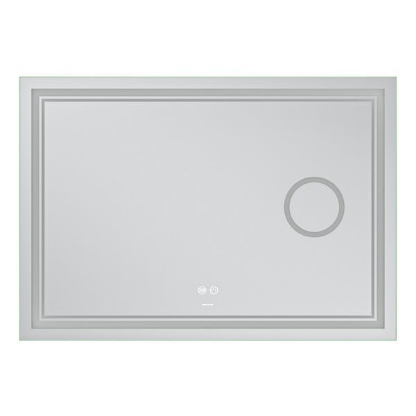 Дзеркало Mixxus Premium QUADRO MR20-120x80 (LED Touch, Anti-fog, димер, лінза) (MP6624) MP6624 фото