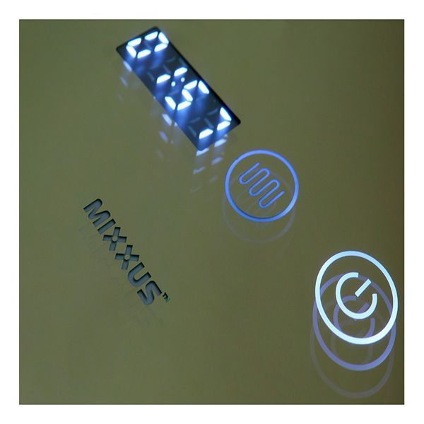 Дзеркало Mixxus Flat MR04-100x60 (годинник, LED-підсвітка, антизапотівання) (MI6008) MI6008 фото