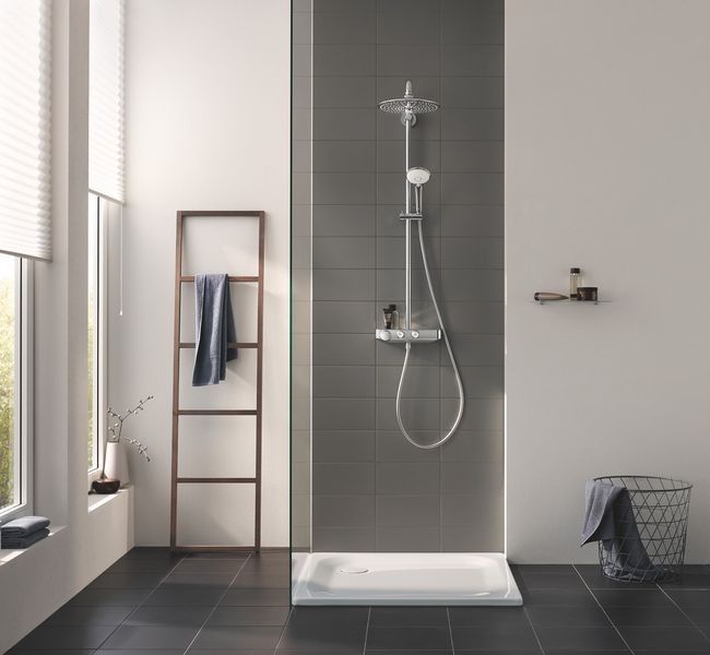 Душова система з термостатом Grohe Euphoria SmartControl, хром, 2 режими (26509000) 26509000 фото