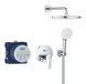 Схована душова система GROHE BauEdge з Tempesta 250, хром, вбудований монтаж (25290000) 25290000 фото 4
