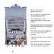 Колонка газова димохідна Thermo Alliance JSD20-10GA 10 л панель скляна з малюнком море SD00031248 фото 8