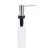 Дозатор для миючого засобу Lidz LK118 круглий Brushed Steel (LDLK118BRU46400) для кухні, натискний механізм SD00052524 фото 1